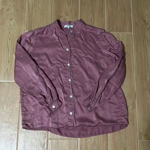 Vince Women’s 100% Silk Button Down Shirt